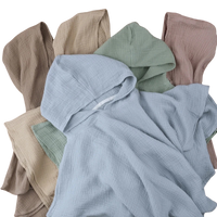 Poncho de Bain 100% Coton Bio, Pour 1-3 Ans - BébéDouce