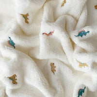 Couverture bébé douce en flanelle polaire corail 125x90 cm – Flanimo