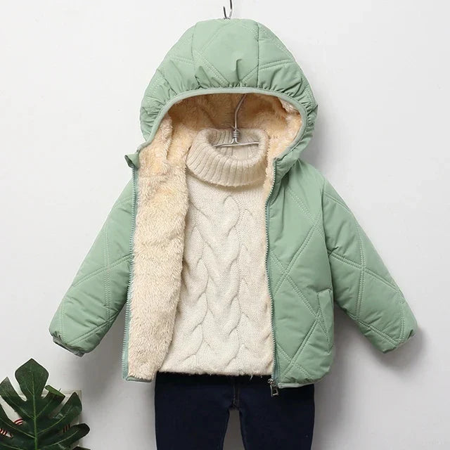 Doudoune Enfant Hiver avec Capuche et Zip - DoudouZip