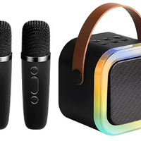 Enceinte Karaoké Bluetooth Portable avec Micro Sans Fil – Effets Lumineux et Batterie Rechargeable - BlueKara