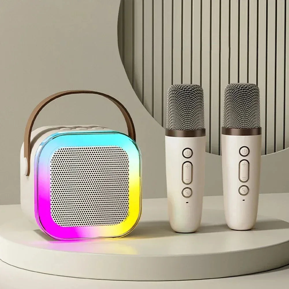 Enceinte Karaoké Bluetooth Portable avec Micro Sans Fil – Effets Lumineux et Batterie Rechargeable - BlueKara
