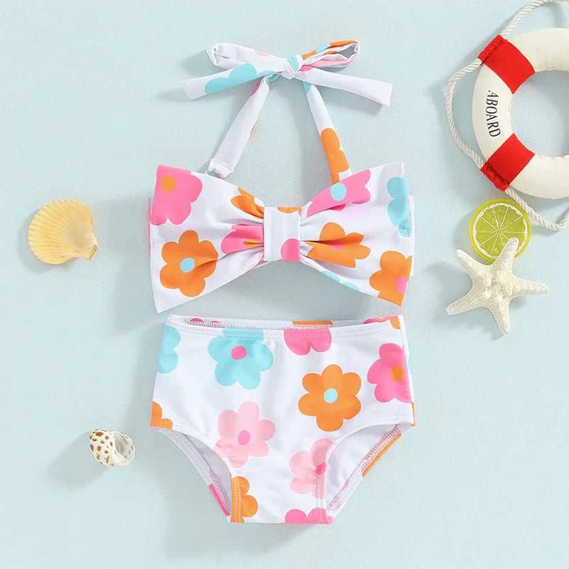 Ensemble Bikini 2 Pièces Fille - Maillot de Bain Été - FloralGirl