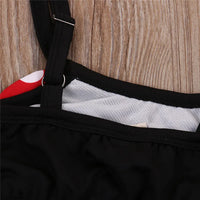 Ensemble Bikini Mignon pour Fille avec Nœud Papillon à Pois - BikiniDoux