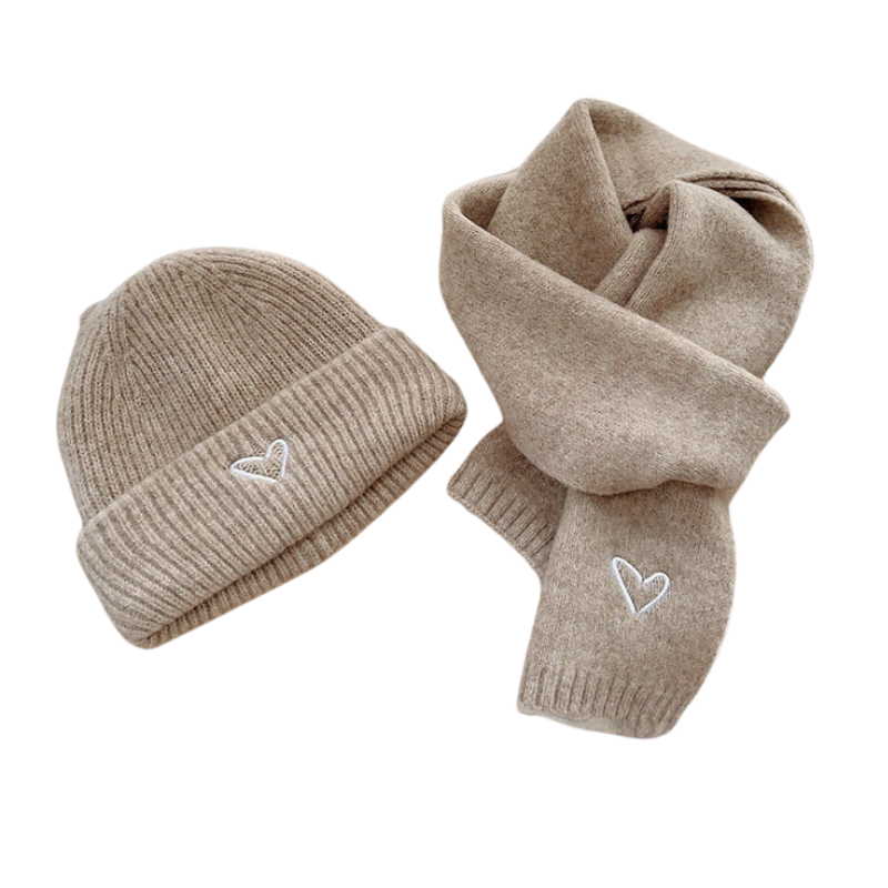 Ensemble Bonnet et Écharpe Bébé Hiver (12-36 mois) - CozyBaby