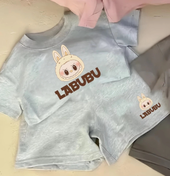 Ensemble Été Enfant Garçon et Fille – T-Shirt Manches Courtes + Short (2 - 4 ans) - LabuShirt