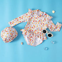 Ensemble Maillot de Bain Fille 2 Pièces - Chapeau Assorti - SummerJoy