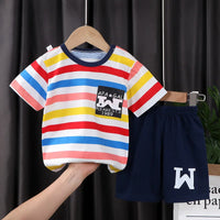 Ensemble T-shirt et Short Coordonnés pour Enfants (2 Pièces)