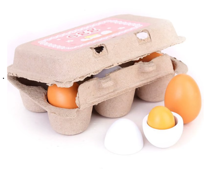 Ensemble de 6 Œufs de Jeu  - ŒufsMagiques