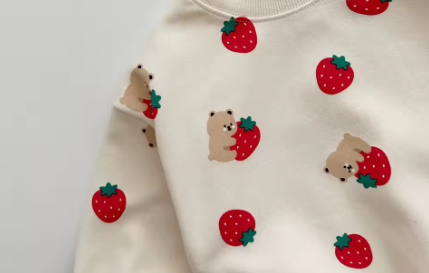 Ensemble en Coton pour Bébé fille - Fraisette