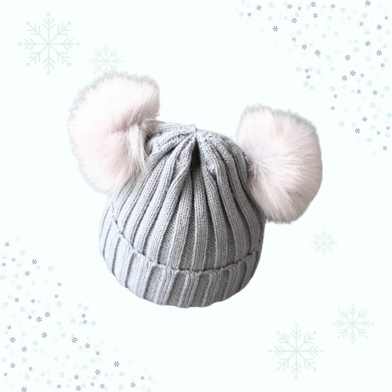 Ensemble hiver avec pompon Momotis - BébiChaudou