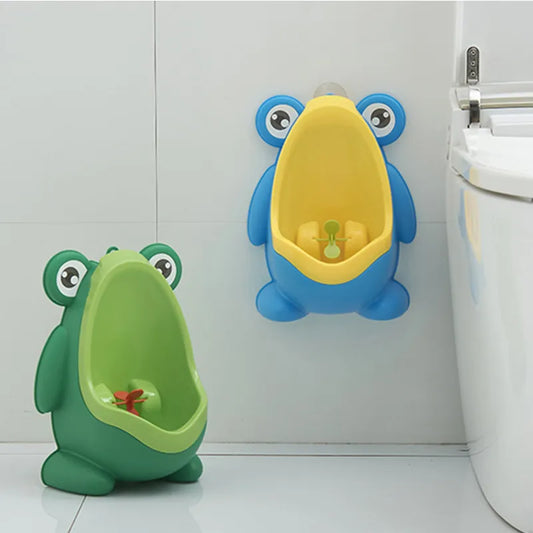 Entraîneur de Pot de Chambre Murale pour Enfants - Urinoir à Forme de Grenouille - Frogpot