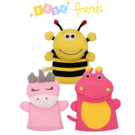 Gants de Bain Forme Animale, 0-36 Mois - GantBébé