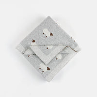 Couverture bébé coton tricoté rayée – Nubi