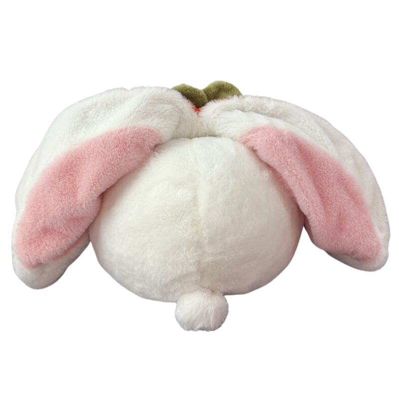 Grosse Peluche Lapin Réversible Tomate - Lapomagic