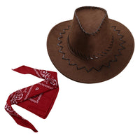 Set Bandana et Chapeau de Cowboy pour Enfants (2 pièces)  - CowboyKids