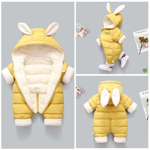 Combinaison Bébé Lapin Automne-Hiver Chaude et Mignonne - BunnySuit