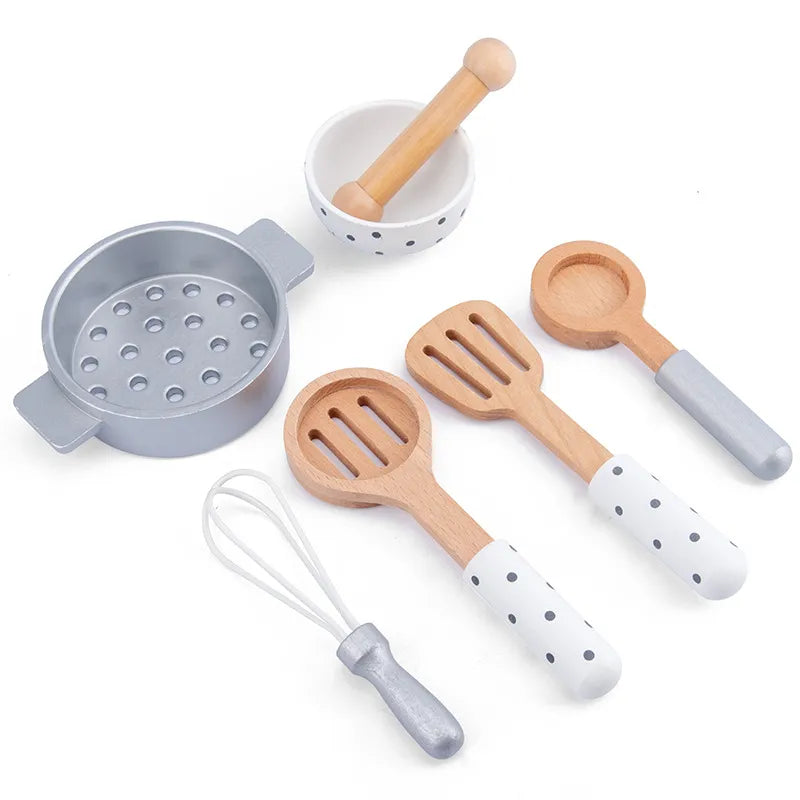 Jeux de Cuisine en Bois pour Enfants bébé- MiniChef