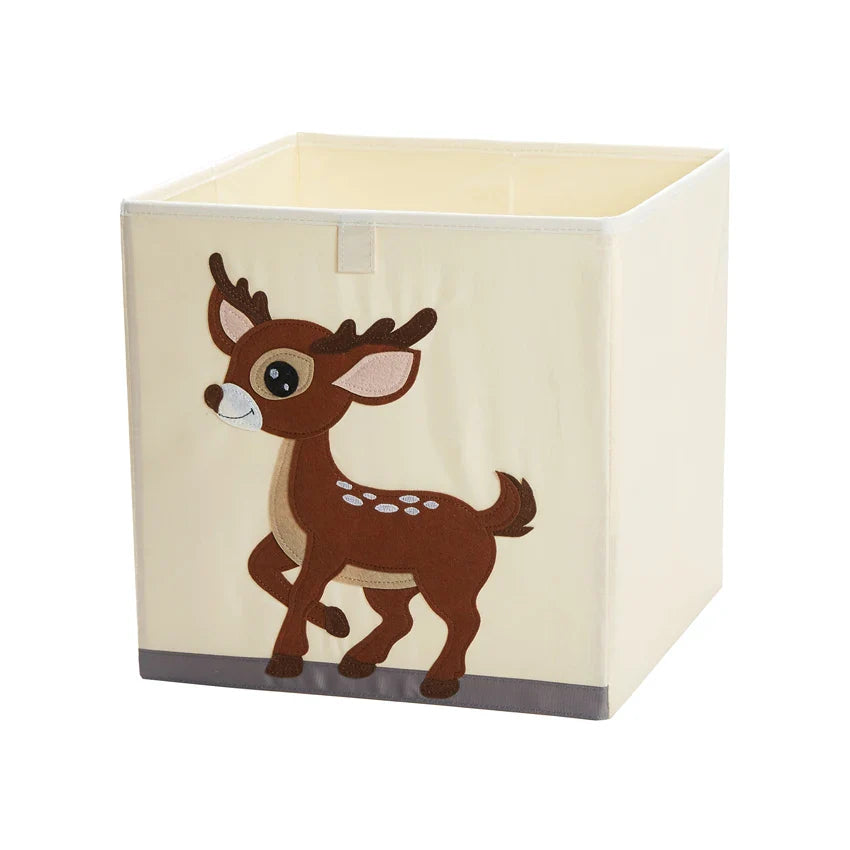 Boîte de Rangement Pliable en Tissu avec Motifs Animaux - BoxAnimauxPliant