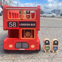 Bus Rouge en Bois - LudoBus