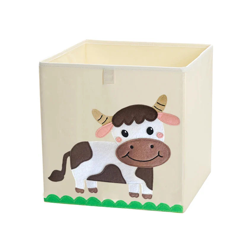 Boîte de Rangement Pliable en Tissu avec Motifs Animaux - BoxAnimauxPliant