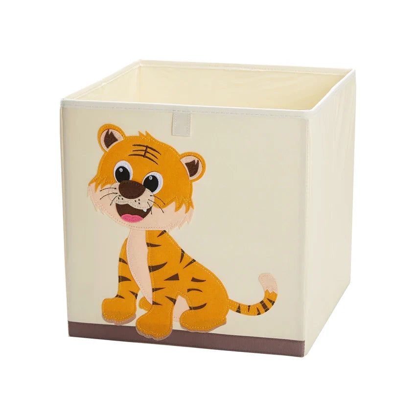 Boîte de Rangement Pliable en Tissu avec Motifs Animaux - BoxAnimauxPliant