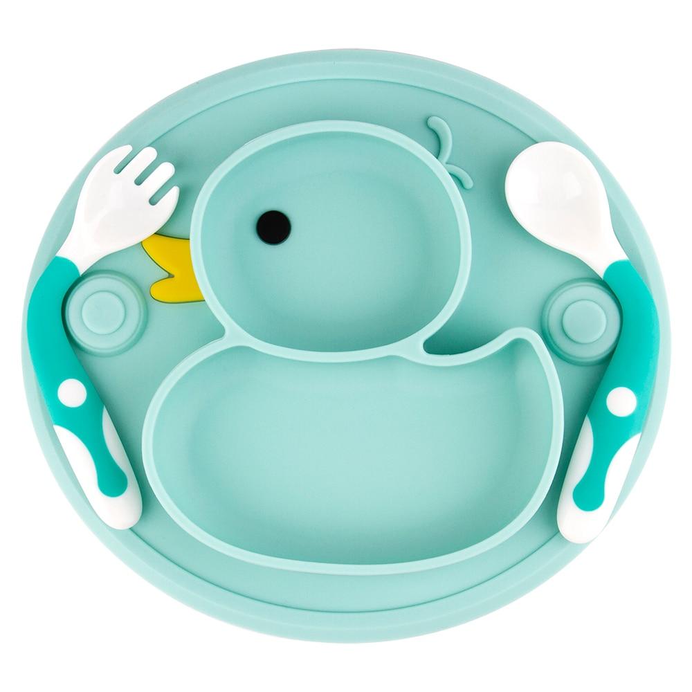 Boîte repas bébé en silicone canard Momotis - SilicoRepas
