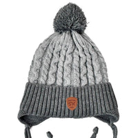 Chapeau enfant en fourrure véritable tricotée - FurCap