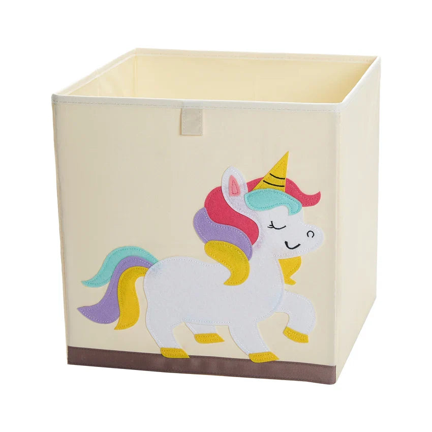 Boîte de Rangement Pliable en Tissu avec Motifs Animaux - BoxAnimauxPliant