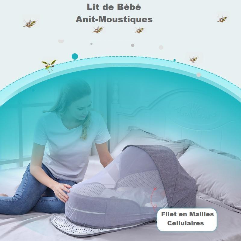 Lit Portatif avec Protection pour Bébé – CoconDoux