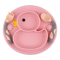 Boîte repas bébé en silicone canard Momotis - SilicoRepas