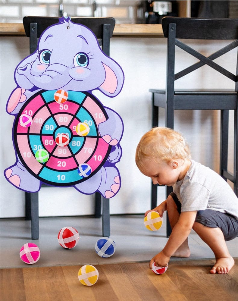 Jeu de fléchettes Montessori pour enfants - DartÉléphant