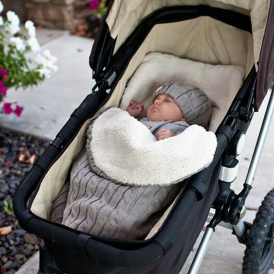 Sac de couchage bébé en laine et polaire - BabyCuddleSnuggler