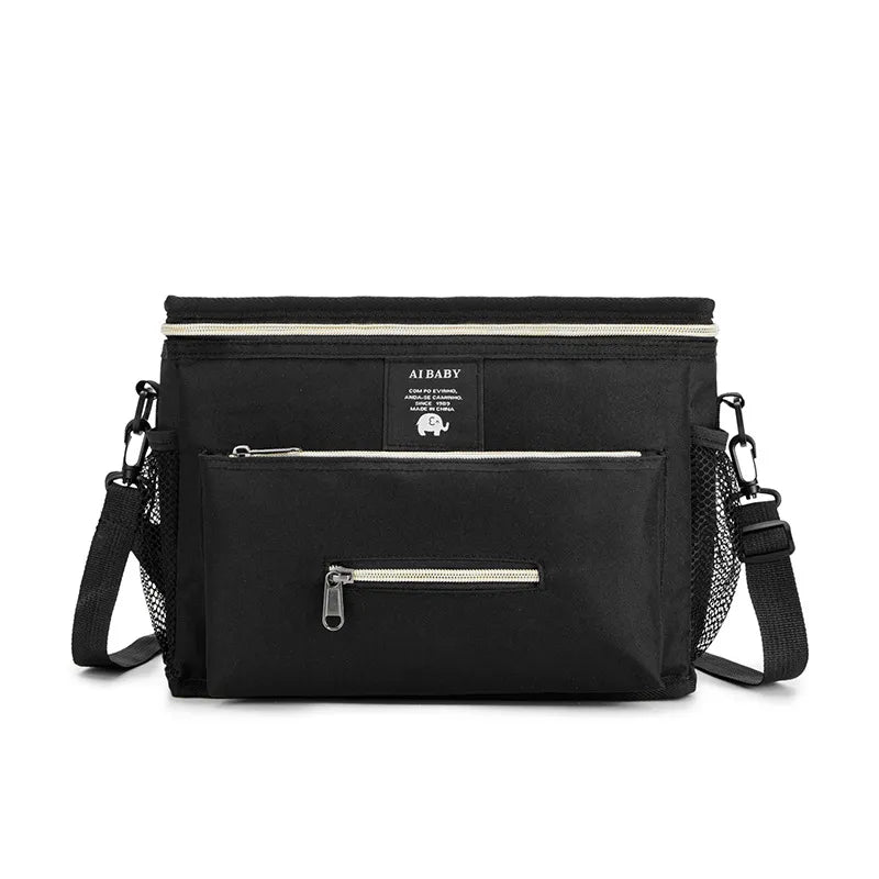 Sac à couches noir pour bébé - Langygo