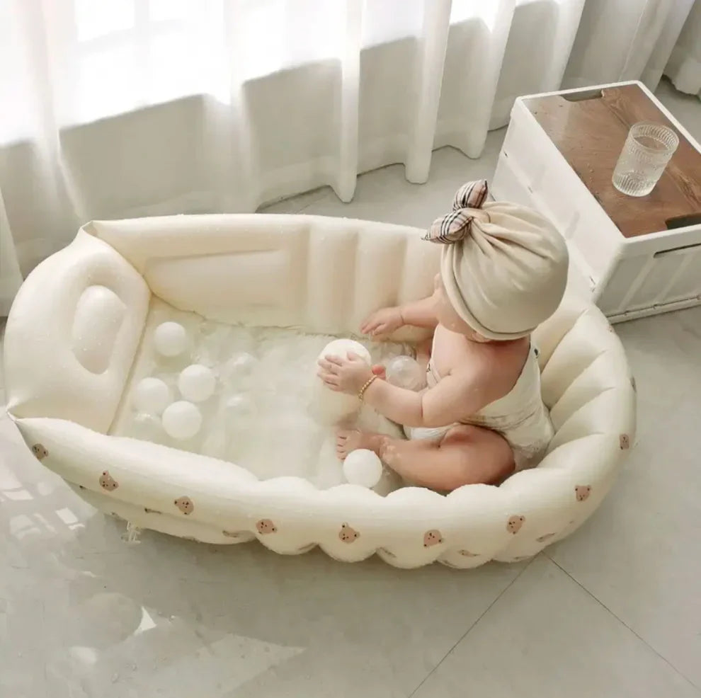 Baignoire Bébé Gonflable Portable - Baignport