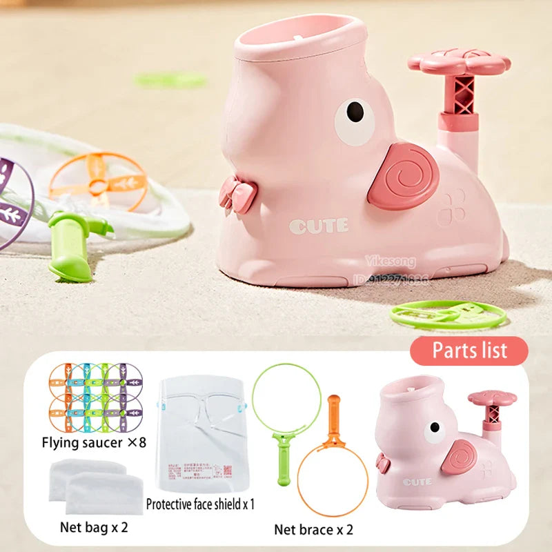 Jeu Interactif avec Disque Volant à Pédale - Lance&Attrape