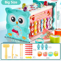 Jeu Montessori Hibou 8-en-1 - HibouBébé