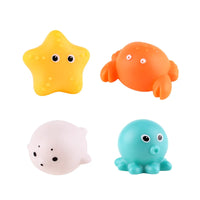 Jeu de Bain Lumineux AquaCatch – Set de Filet et Figurines Animalières