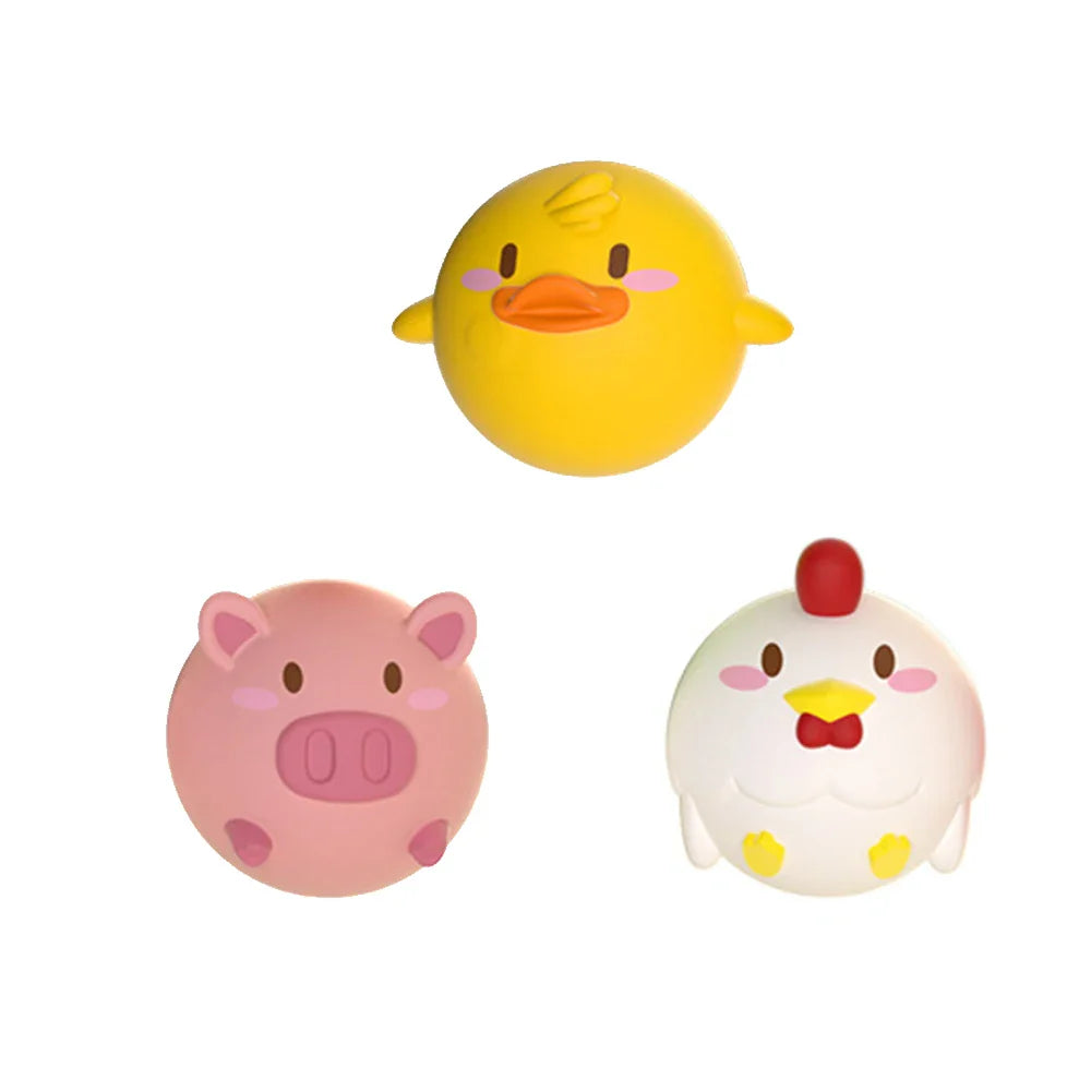 Jeu de Bain Lumineux AquaCatch – Set de Filet et Figurines Animalières