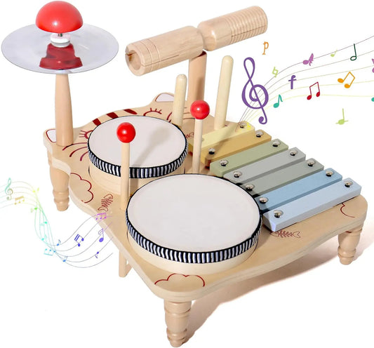 Jeux de Percussions Montessori en Bois -  RythmoPlay