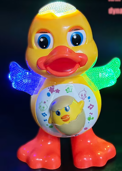 Jouet canard dansant électrique lumineux et musical – Quaki