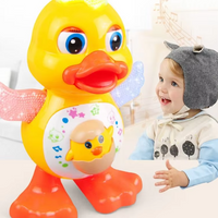 Jouet canard dansant électrique lumineux et musical – Quaki