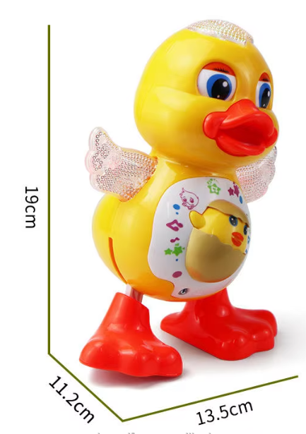 Jouet canard dansant électrique lumineux et musical – Quaki