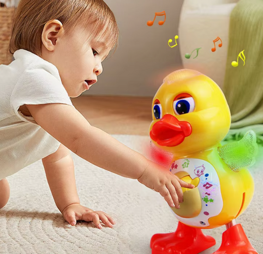 Jouet canard dansant électrique lumineux et musical – Quaki