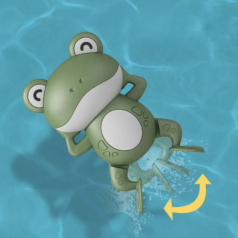 Jouet de Bain à Mécanisme Animal, Cochon et Lapin - Bébé Flottant