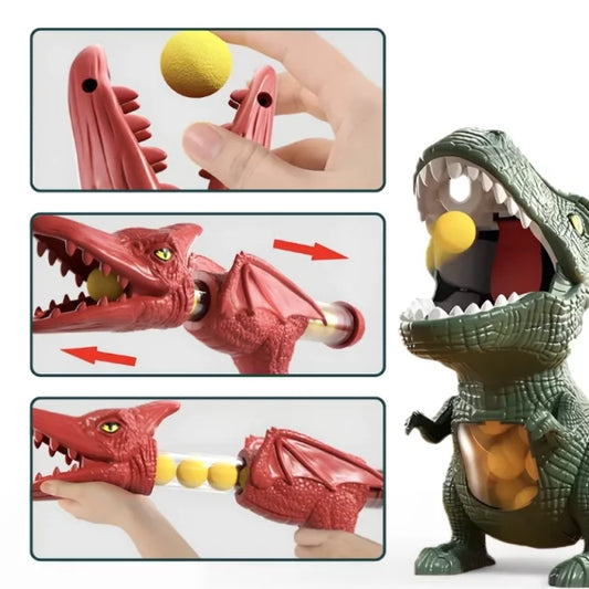Jouet de tir dinosaure avec pistolets et balles en mousse – DinoBlast