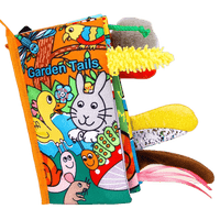 Jouet d'éveil en tissu Animaux | Momotis - livre bébé apprentissage animaux