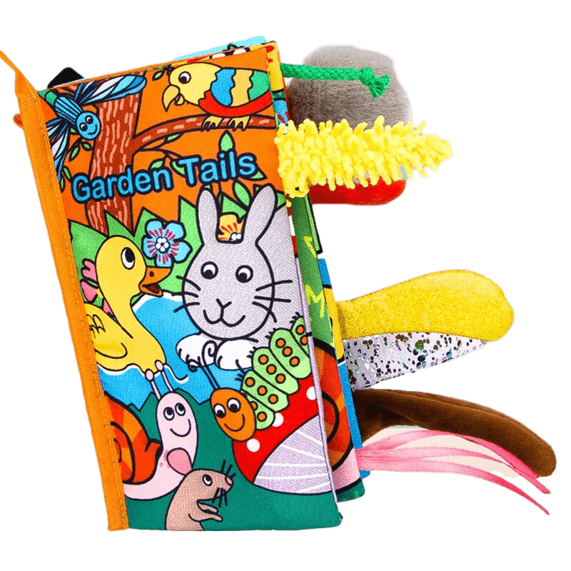 Jouet d'éveil en tissu Animaux | Momotis - livre bébé apprentissage animaux