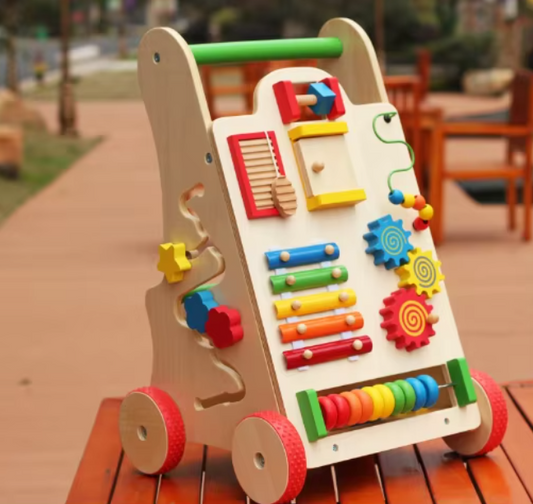 Jouet d'éveil trotteur en bois - TrotteurÉveil
