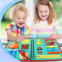 Livre d’Activités Montessori en Feutrine – Jeu Éducatif Sensoriel Bébé (2 à 5 ans) - Montelivre