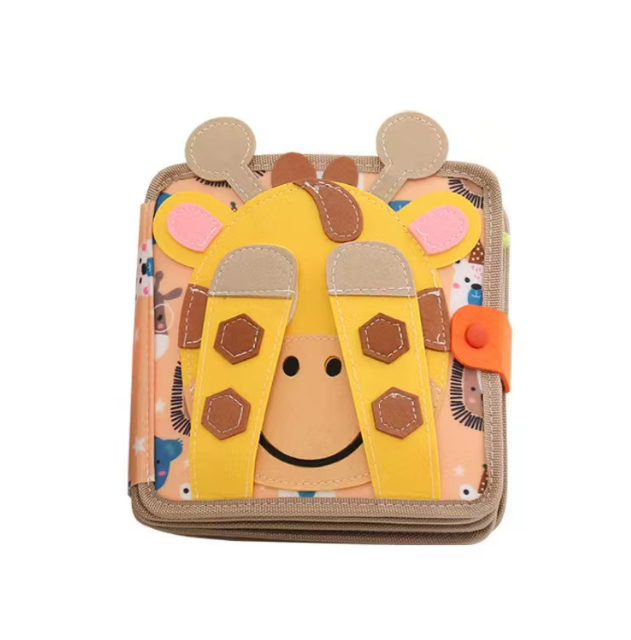 Livre d’Éveil en Tissu pour Bébé – Jouet Montessori Sensoriel (6 à 18 mois) - LivreBébé